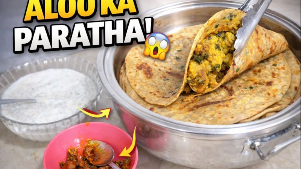 Aloo Ka Paratha | Crispy & Tasty Homemade Aloo Paratha Recipe 😋
