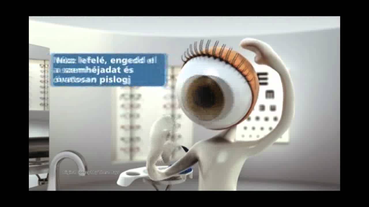 Kontaktlencse felhelyez&eacute;se &eacute;s elt&aacute;volit&aacute;sa.