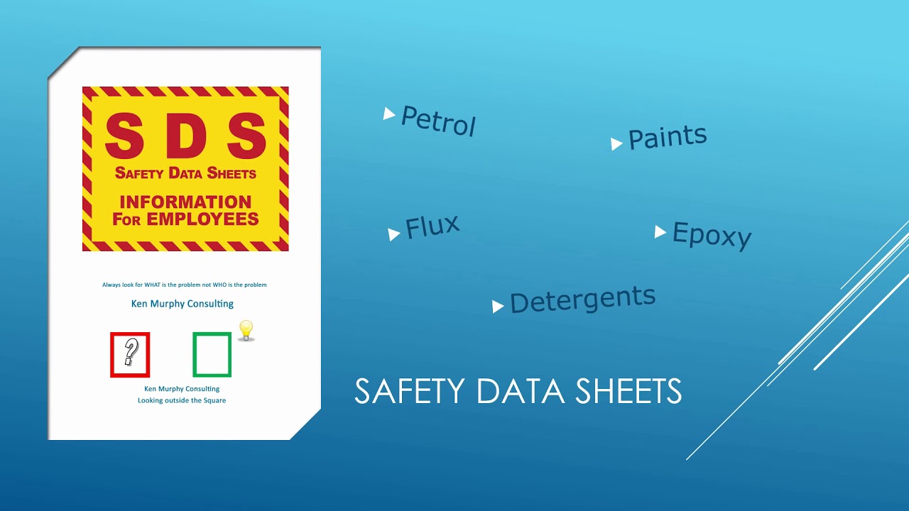 Safety Data Sheets (SDS/MSDS)