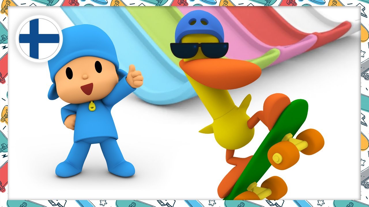 🛴 Skootterihulluus ! [ 2x20 ]  | POCOYO Suomeksi | Hauska Video Lapsille | lastenohjelma