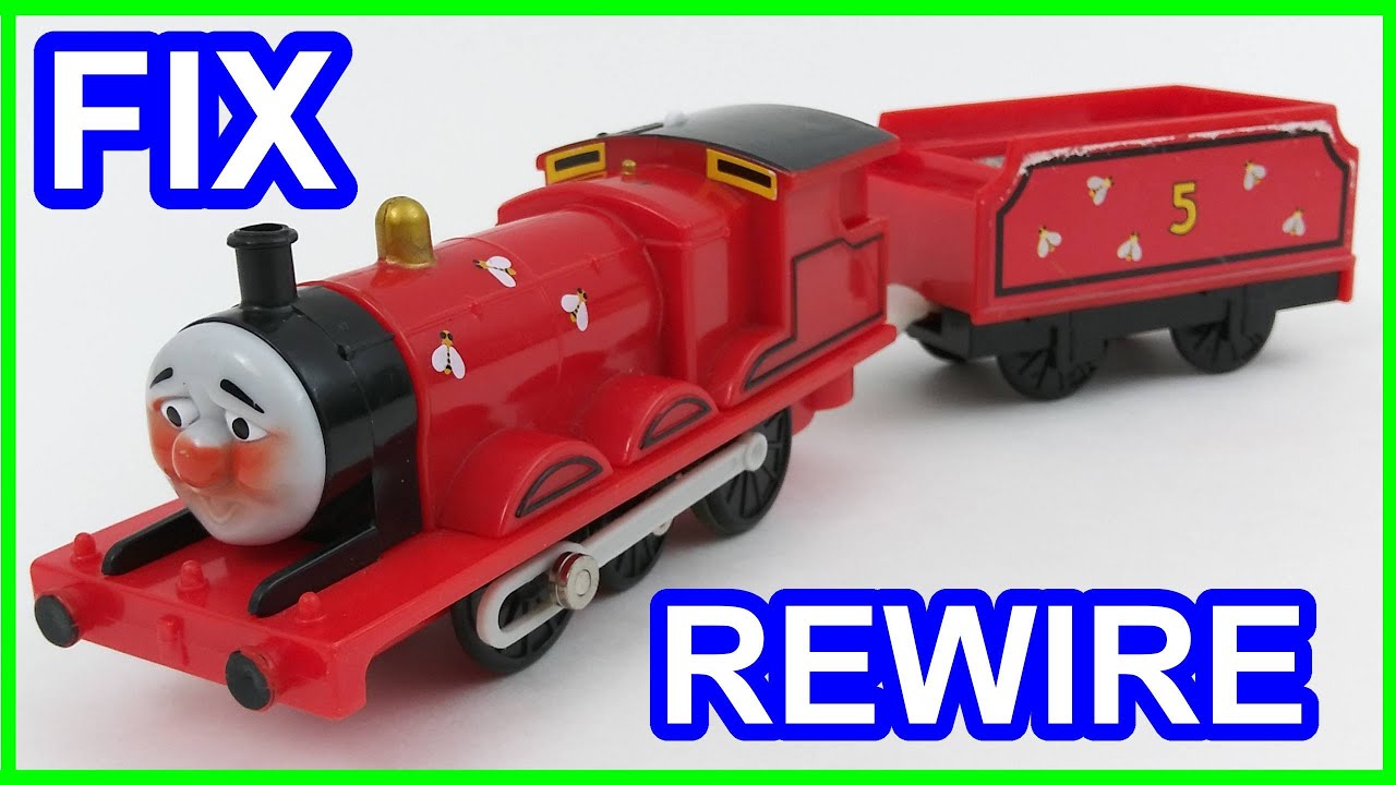 Thomas & friends Trackmaster James goes Buzz Buzz Fix Rewire きかんしゃトーマス Il trenino Thomas y amigos