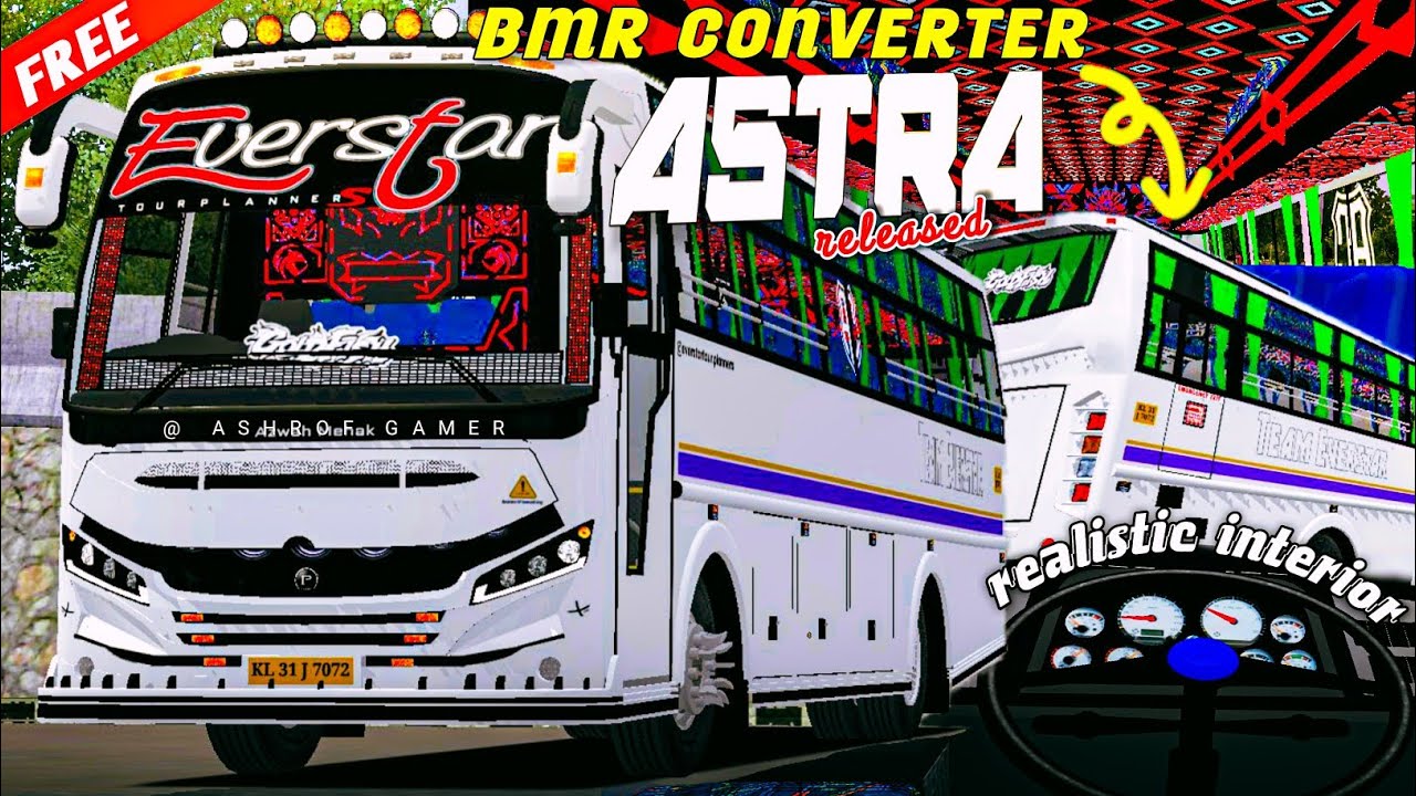New BMR-ASTRA BS3 BUS MOD For Bus Simulator Indonesia |New Bus Mod For Bussid #bussidmods
