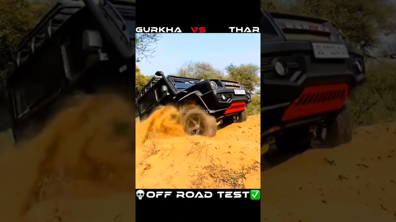 Force Gurkha vs Mahindra Thar OFF ROAD TEST 💀✅
