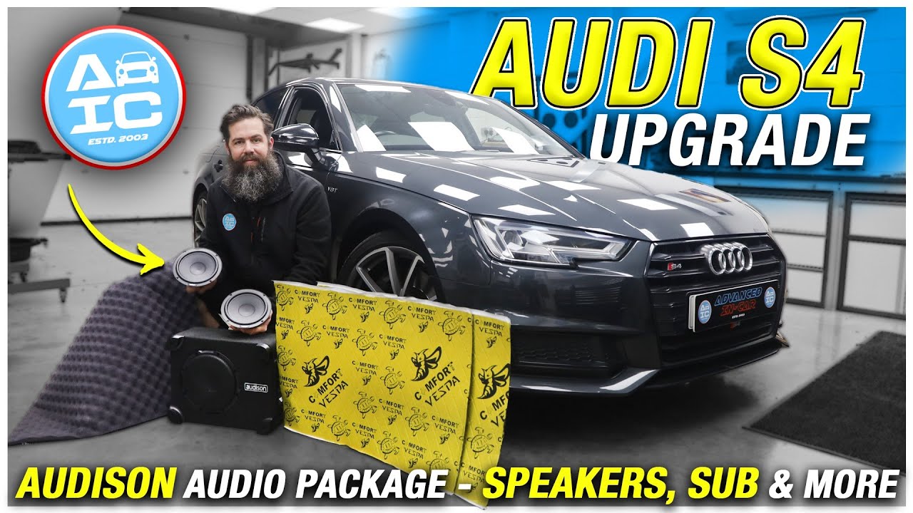 Аудиопакет Audison для Audi S4 — индивидуальная модернизация аудиосистемы! (Динамики, сабвуфер, ш...