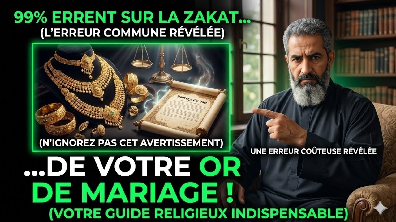 Zakat sur l'Or du Mariage : L'Erreur Que 90% des Couples Font !