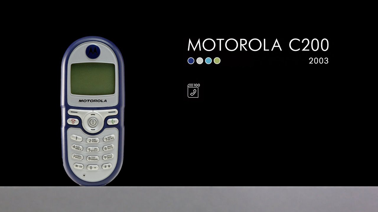 Motorola C200 – Back to the Buttons