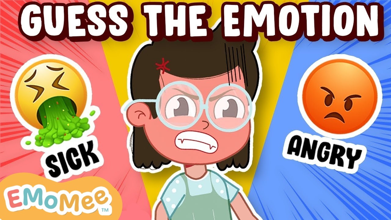GUESS THE EMOTION | Learn Feelings And Emotions | Social Skills For Kids | Learning Videos | EMoMee