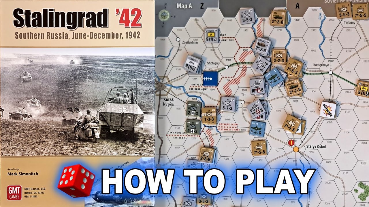 Сталинград '42 - КАК ИГРАТЬ | Военная игра GMT о Второй мировой войне | Настольная военная игра