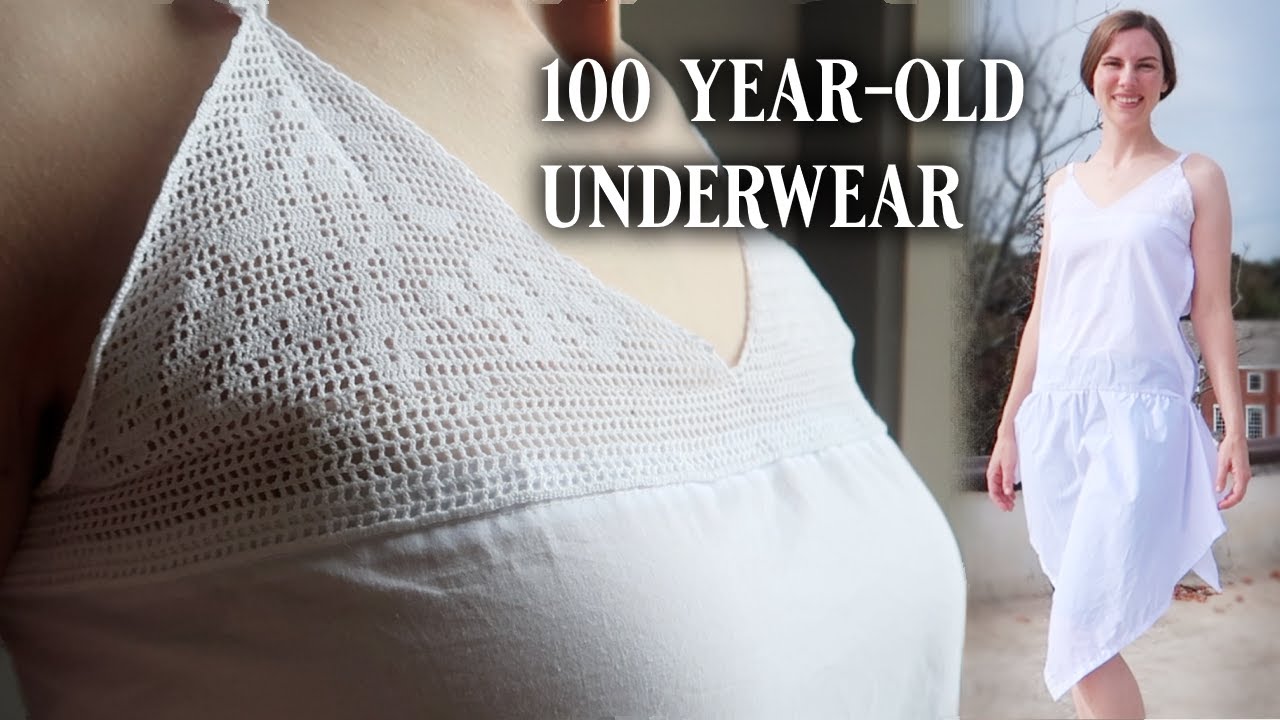 How to Crochet & Sew 1920s Underwear || Historical Halloween