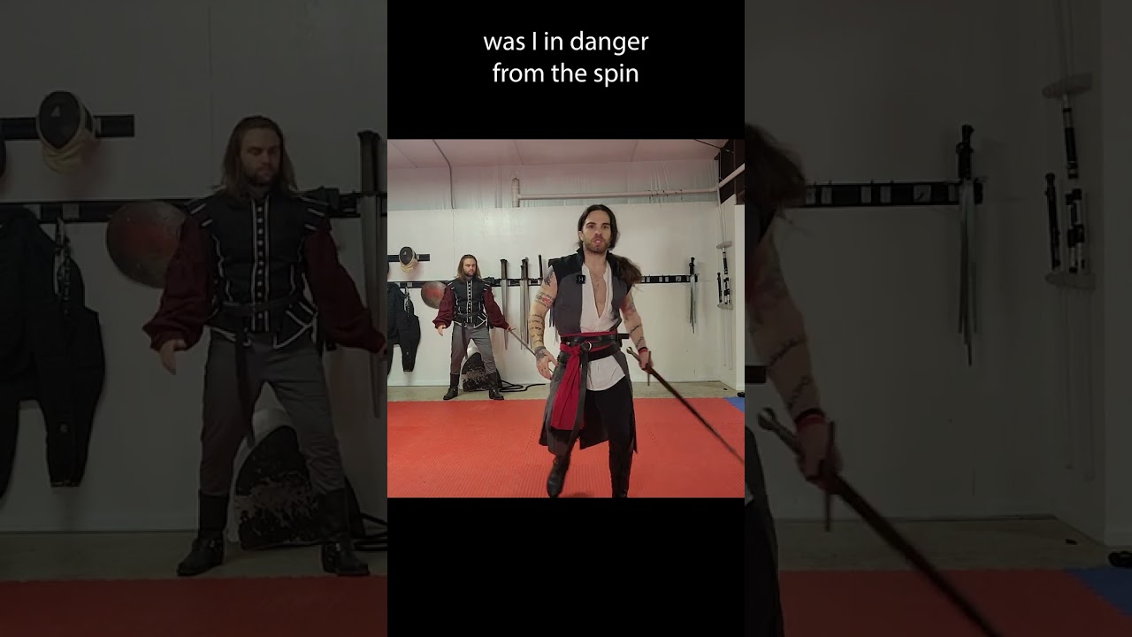 SPINNING WORKS?! Good vs Bad Sword Choreography #shorts #sword