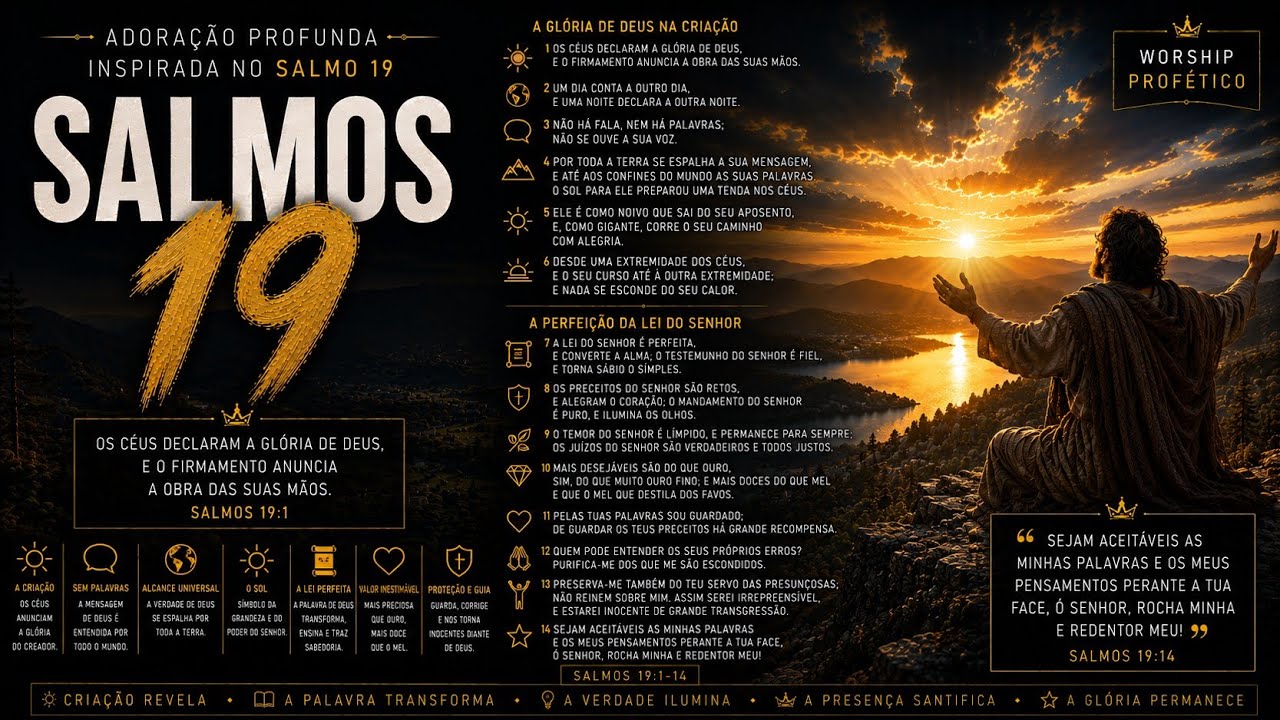 SALMO 19 — OS CÉUS PROCLAMAM A GLÓRIA DE DEUS
