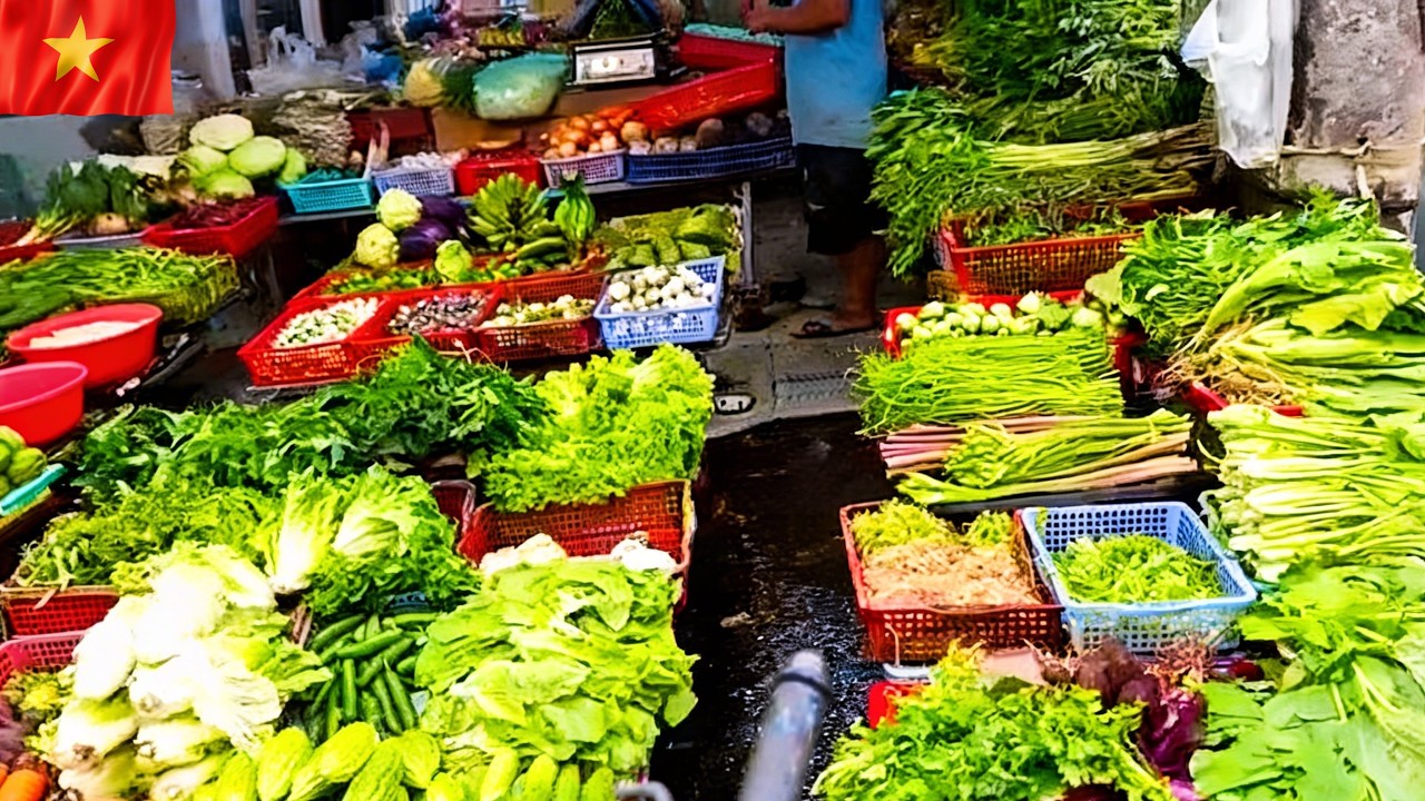 Saigon Local Market Life | Afternoon at Thach Da Market
