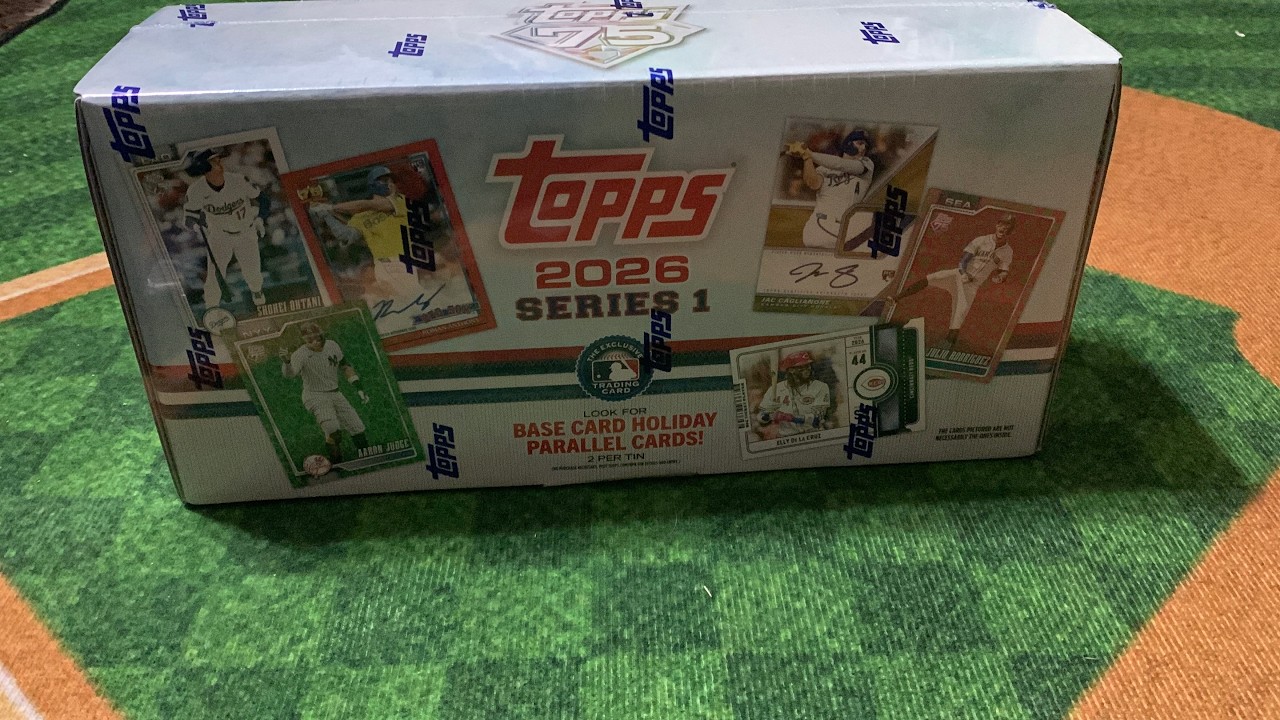 First Look! 2026 Topps Series 1 Holiday Tins