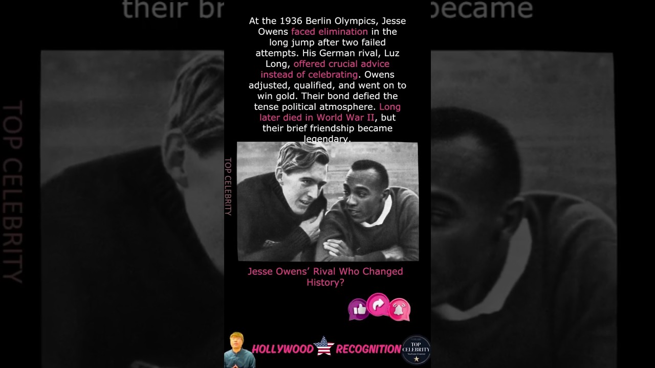 Jesse Owens&rsquo; Rival Who Changed History?