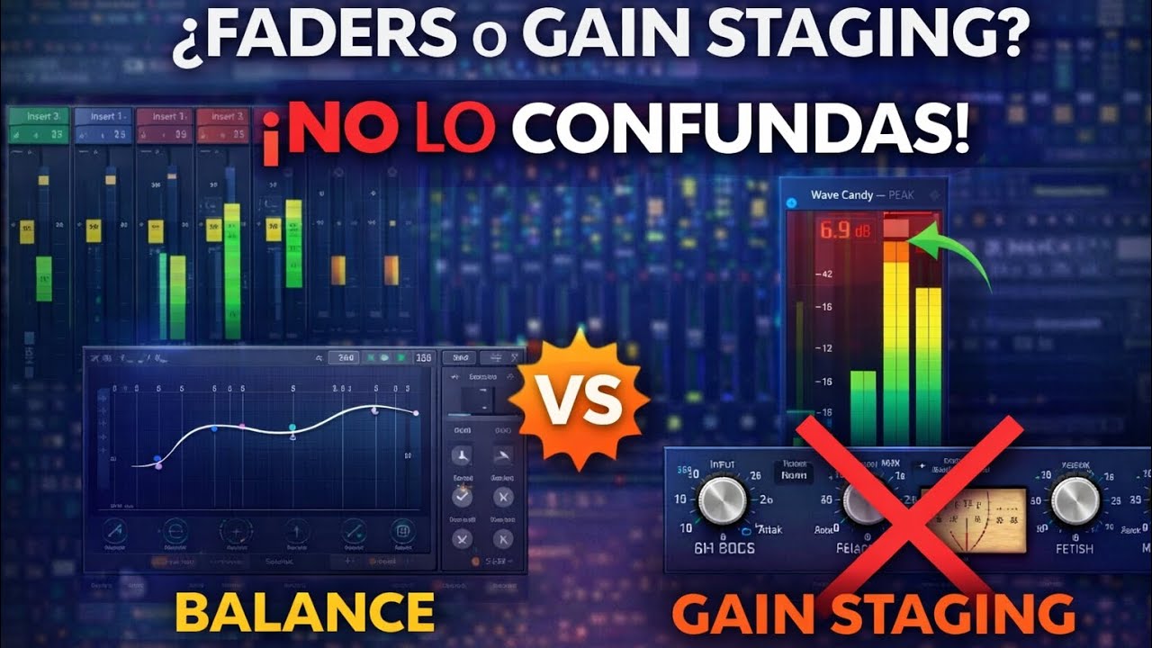 Balance frecuencial VS Gain staging 🎛️💥 | El Error que muchos cometen al mezclar 
