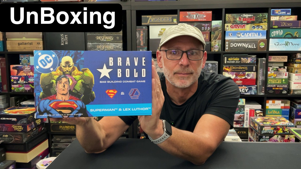 Распаковка игры TDG: Brave & Bold: Bag Building Combat Game с Рэем.