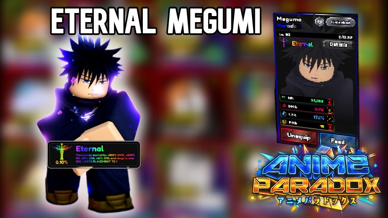 SPENDING 25+ MILLION CURSED ENERGY FOR MEGUMI IN Anime Paradox