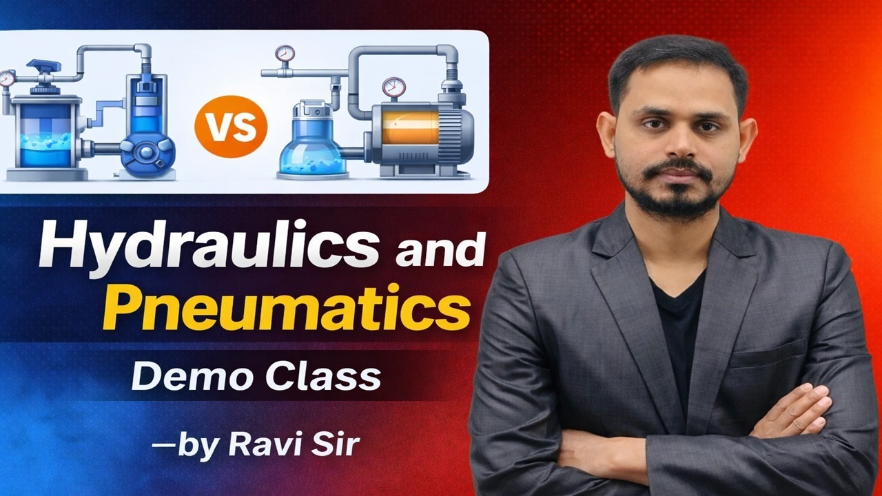 Hydraulics and Pneumatics | Overview, Application of Hydraulics and Pneumatics | Demo Class #iti