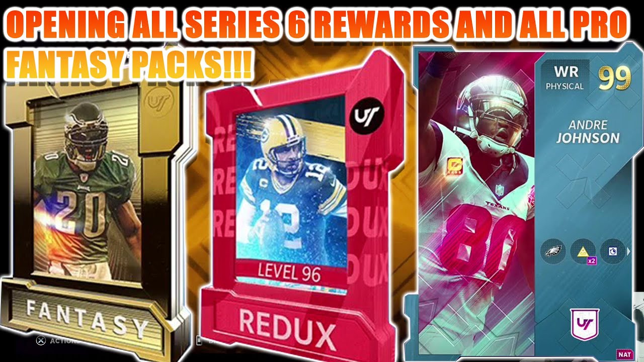 Opening all Series 6 Redux packs and Rewards! Madden 21 Pack Opening