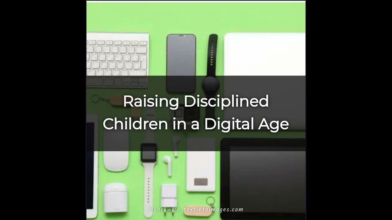 Raising Disciplined Children in a Digital Age