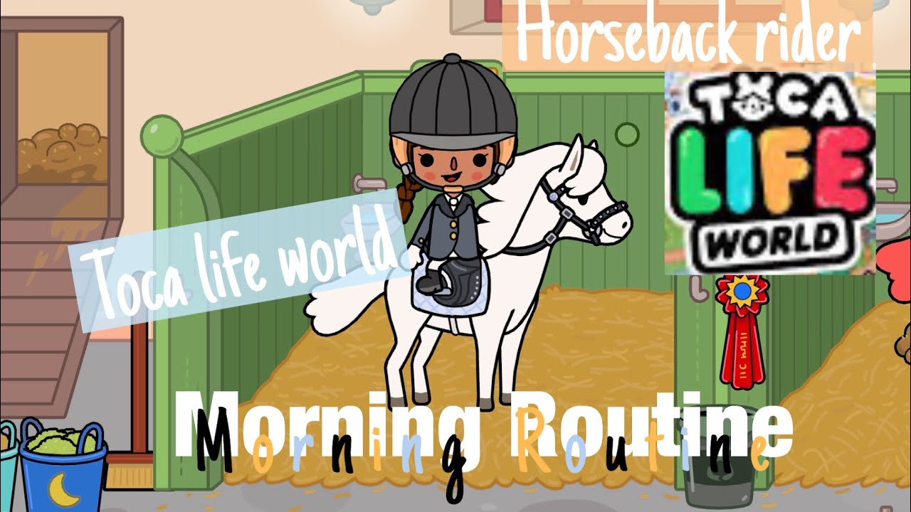 Horseback Rider Morning Routine | Toca life world