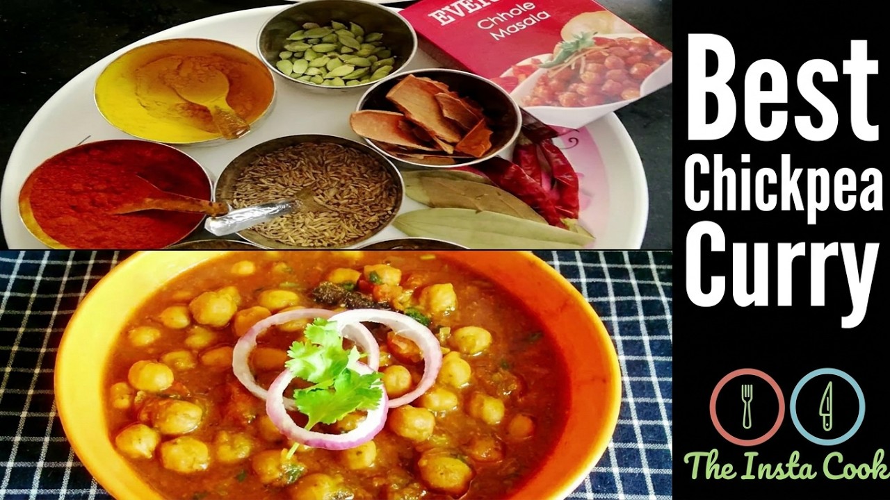 Punjabi Chole recipe (Chickpea Curry) - The Insta Cook | पंजाबी छोले - द इंस्टा कुक