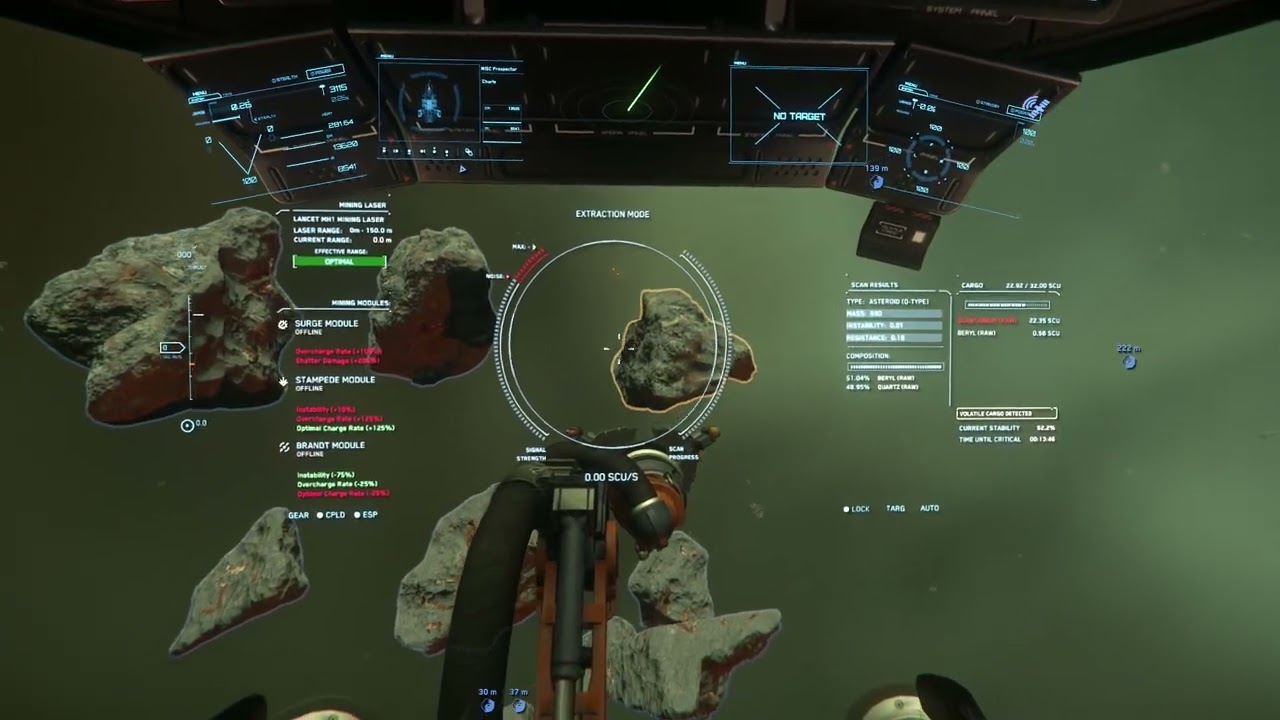 Star Citizen 3.17 - HUR-L3 Quantanium mining