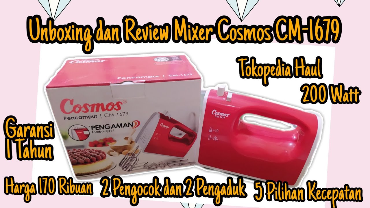 Unboxing dan Review Mixer Cosmos CM-1679