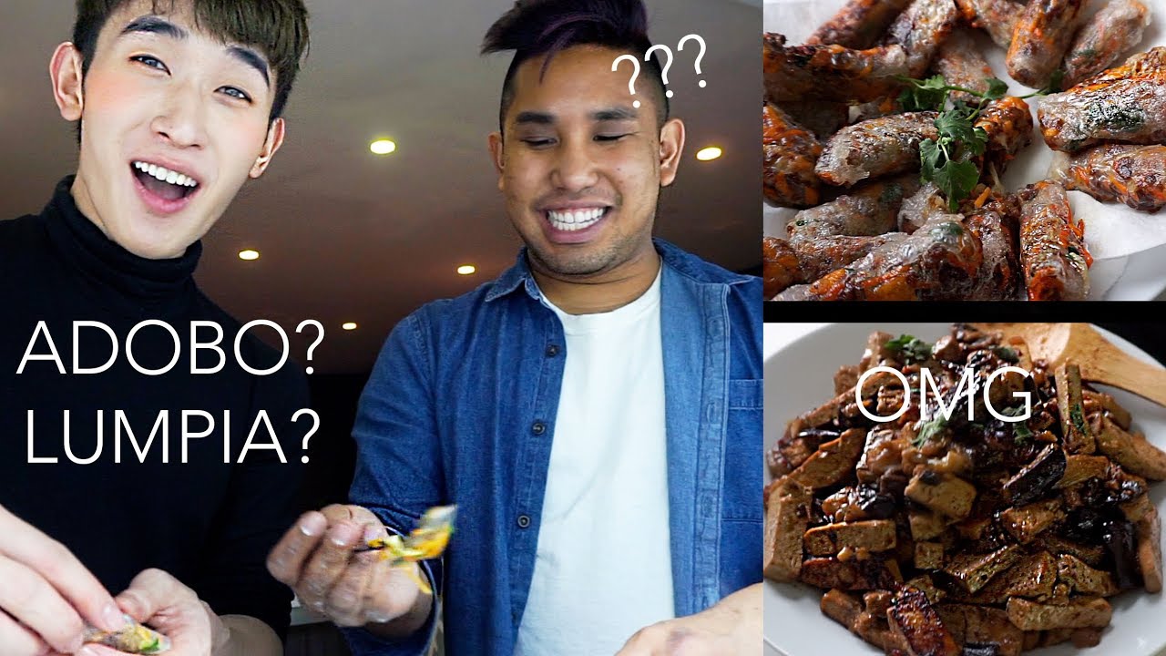 Trying to make VEGAN FILIPINO FOOD??? | ft. HeyItsPeter
