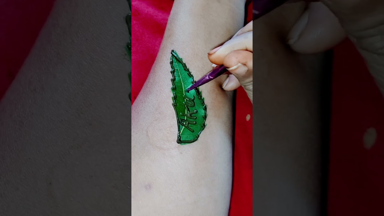 Mehndi tattoo tricks🥰