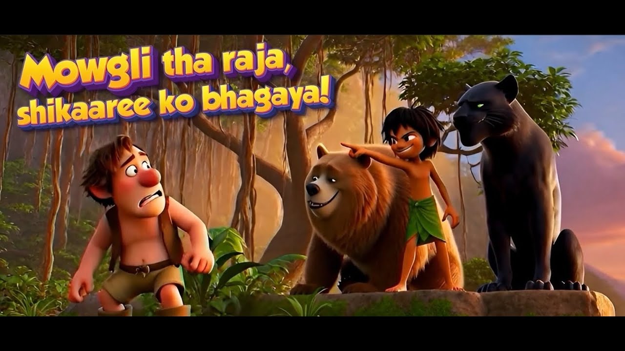 Mowgli: The Jungle Hero 🌳 Brave Mowgli Saves the Forest! 🦁 Epic Jungle Fight | 3D Animation Hindi