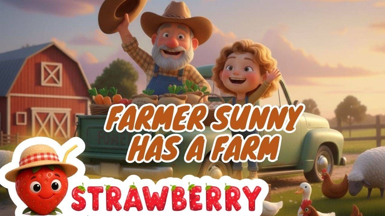 Farmer Sunny Has a Farm | Fun Animal Song for Kids | Nursery Rhyme