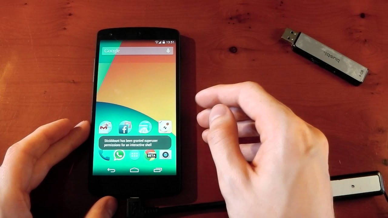 Nexus 5 - USB OTG - Test