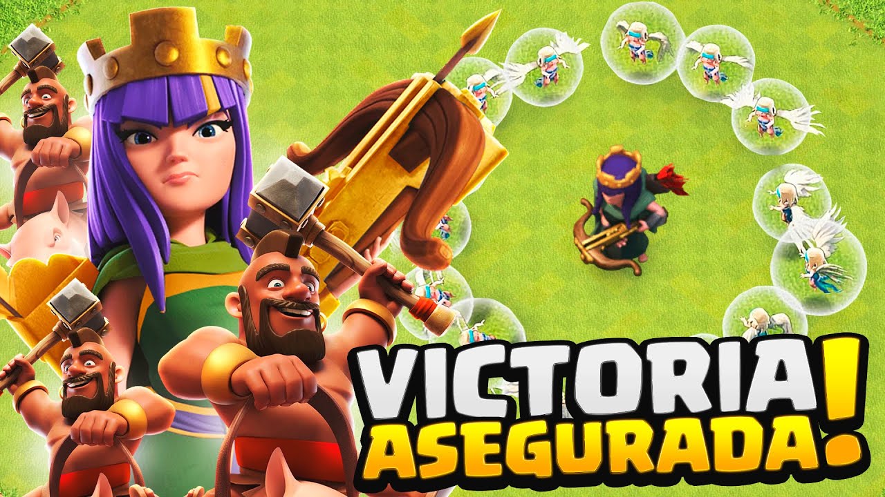 QUEEN WALK y MONTAPUERCOS, siempre gana 🤯 Clash Of Clans