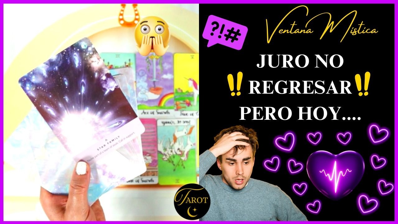 ‼️🤢SE LLENO LA BOCA DE DECIR QUE NO REGRESARIA🤢‼️PERO HOY NO PUEDE LIDIAR CON TU INDIFERENCIA💔TAROT