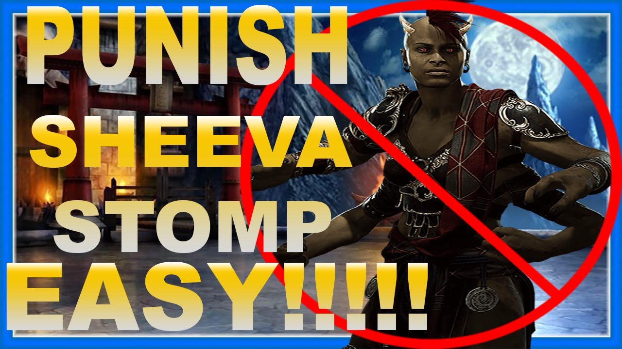 how to punish sheeva stomp easy Sonicboxx tutorial Mortal Kombat 11 Aftermath beat stomp