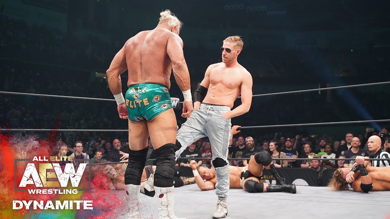 #AEW DYNAMITE ЭПИЗОД 8: ХАНГМАН ПЕЙДЖ И MJF ВЫИГРАЛИ ПЕРВЫЙ В ИСТОРИИ DYNAMITE DOZEN BATTLE ROYALE