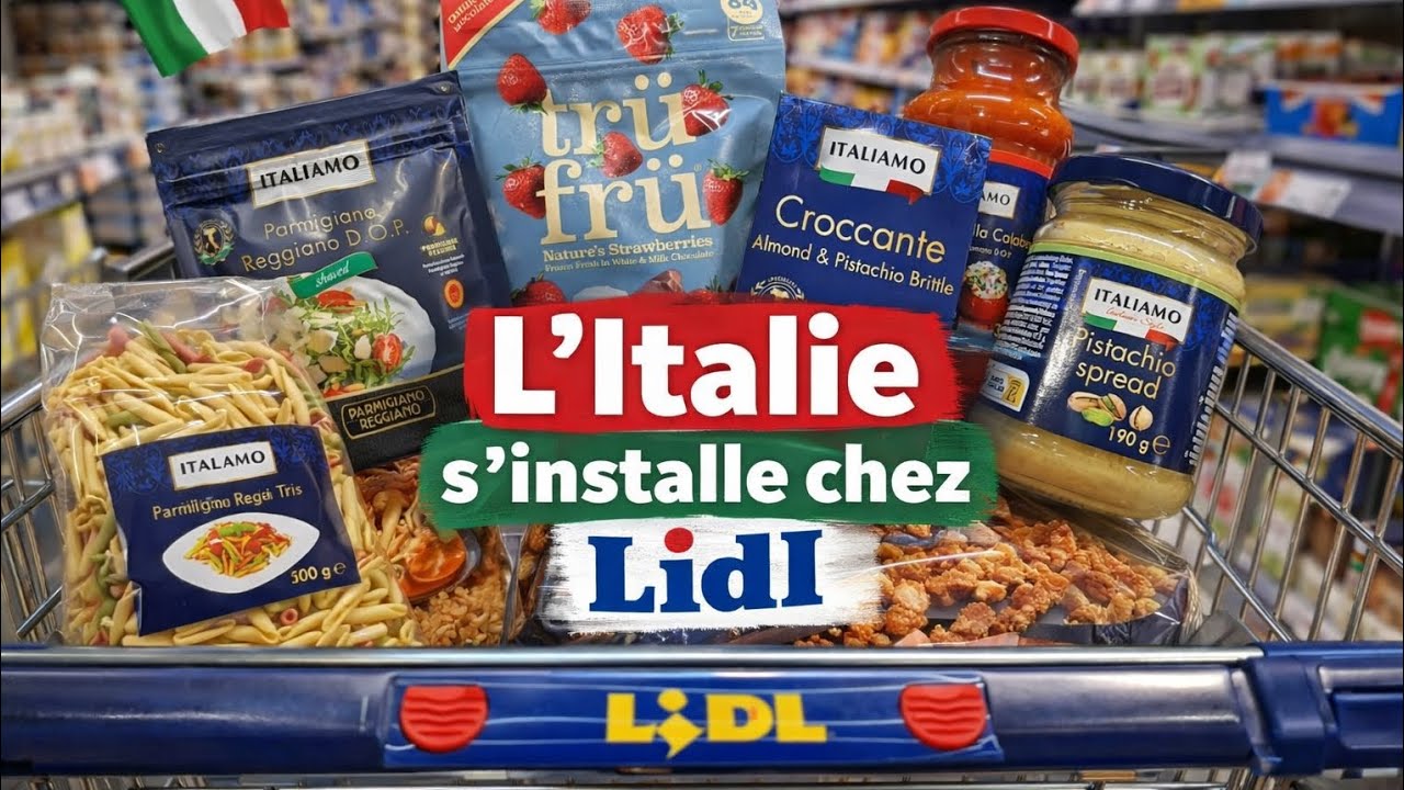 🛒COURSES CHEZ LIDL POUR LA SEMAINE 🇮🇹 ACCESSOIRES CUISINE 