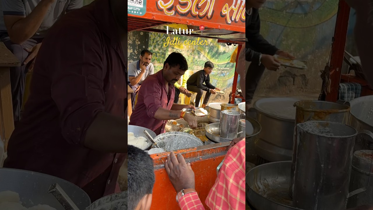 Latur special idli sambar 🤤 #shorts #latur