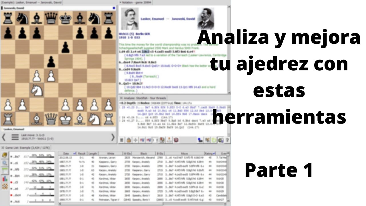 Aplicaciones de gestión de Bases de Datos de Ajedrez - Parte 1 | SCID