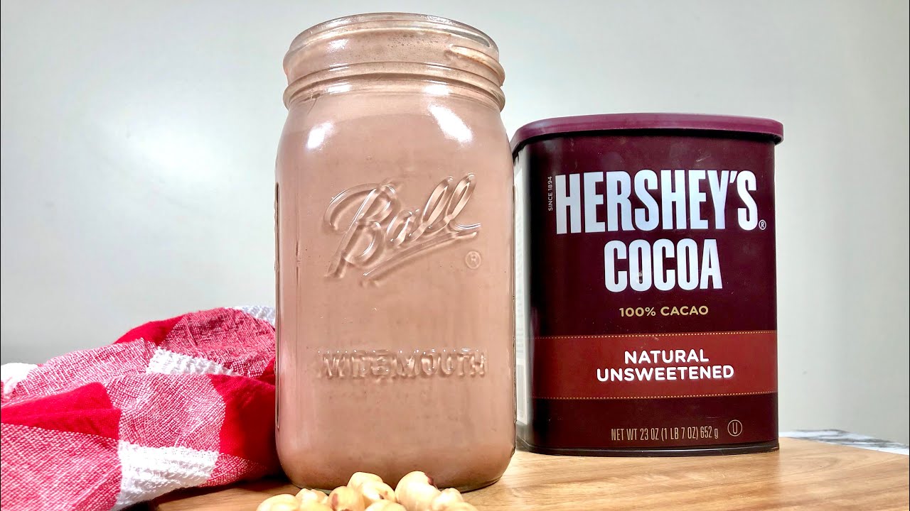 LOW CARB Chocolate Milk Recipe | Made With Hazelnut Milk