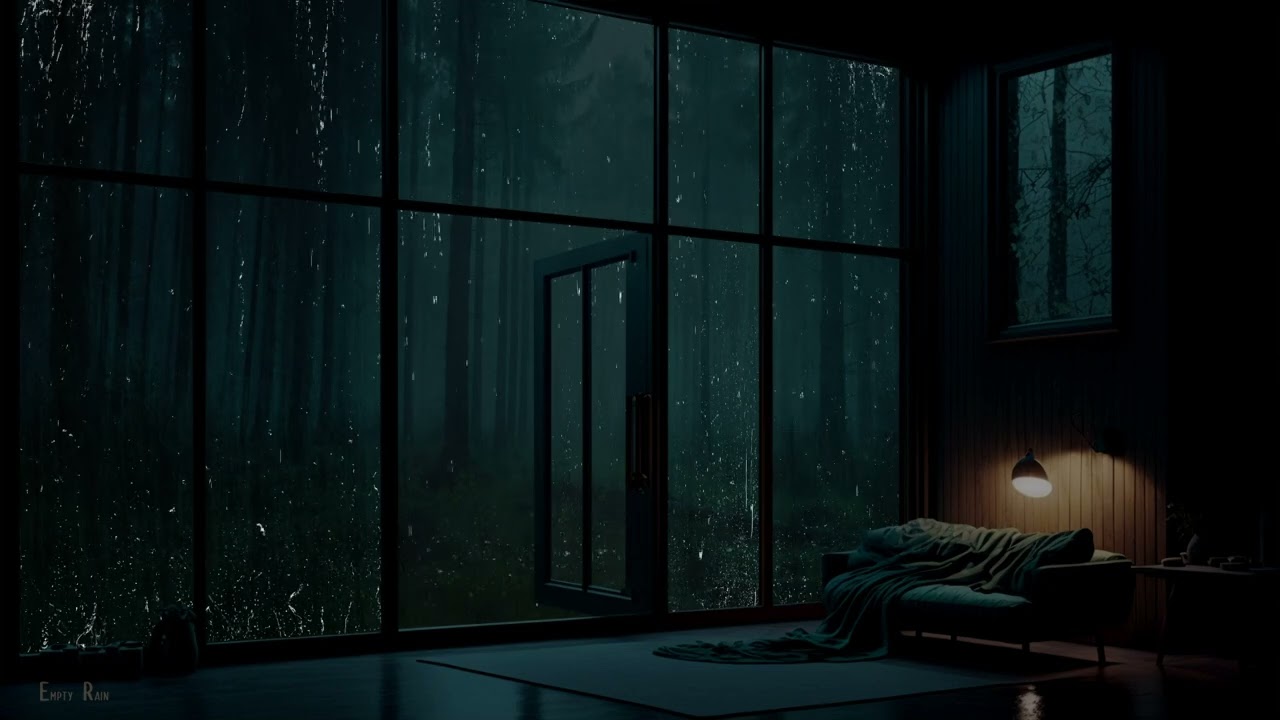 Don't close your door until the forest rain ends to fall into a deep sleep - Relaxing on a couch 💤