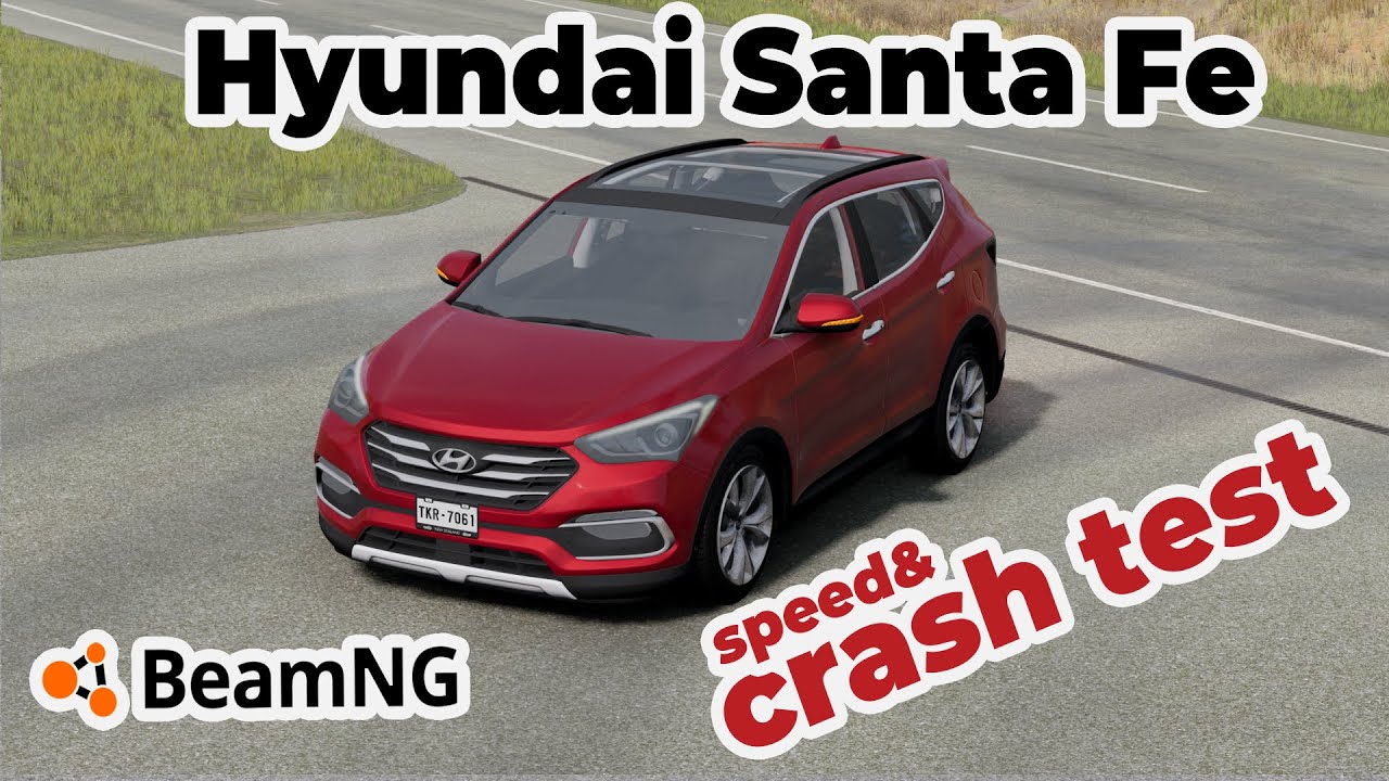 BeamNG.Drive – Hyundai Santa Fe Crash Test
