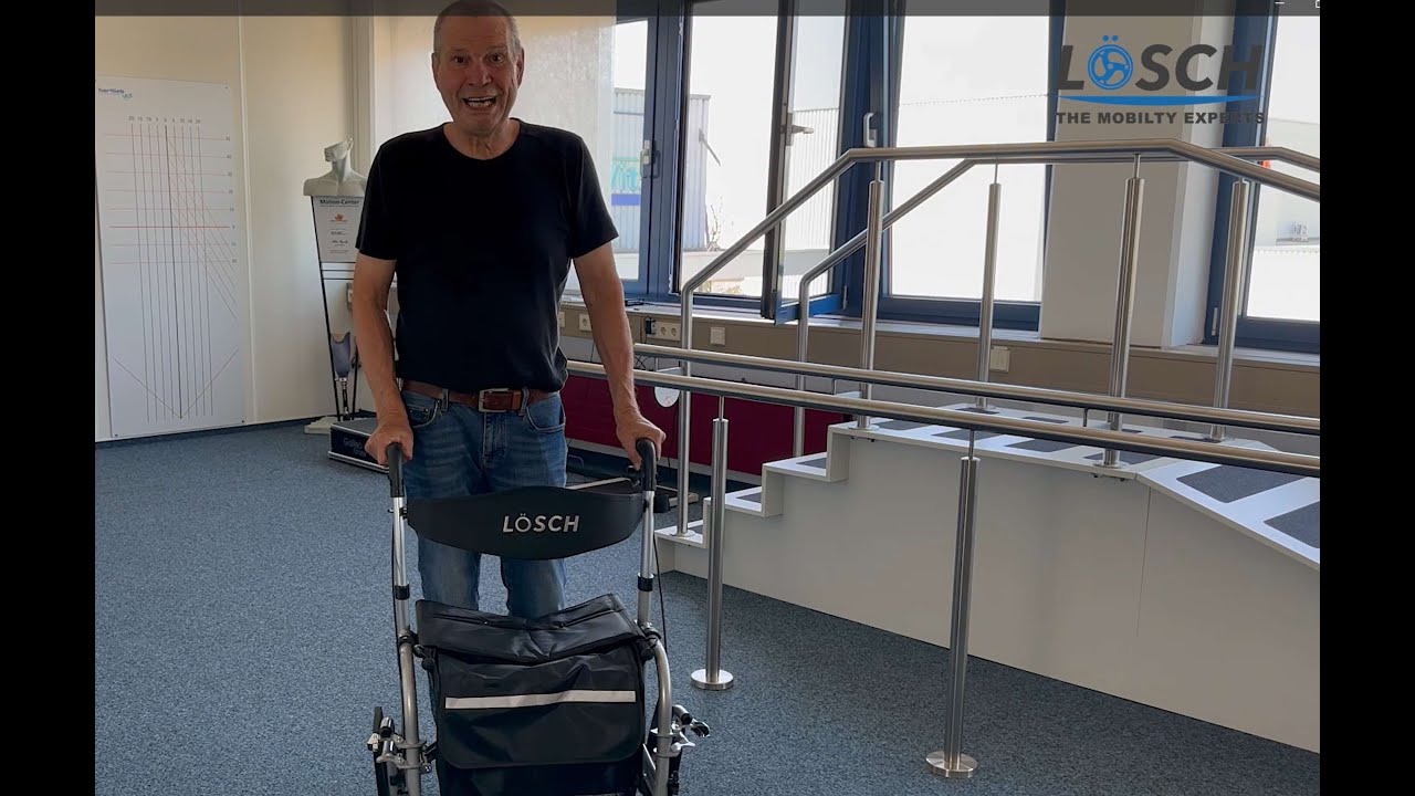 LÖSCH REHA TWIN Rollator & Rollstuhl 2in1