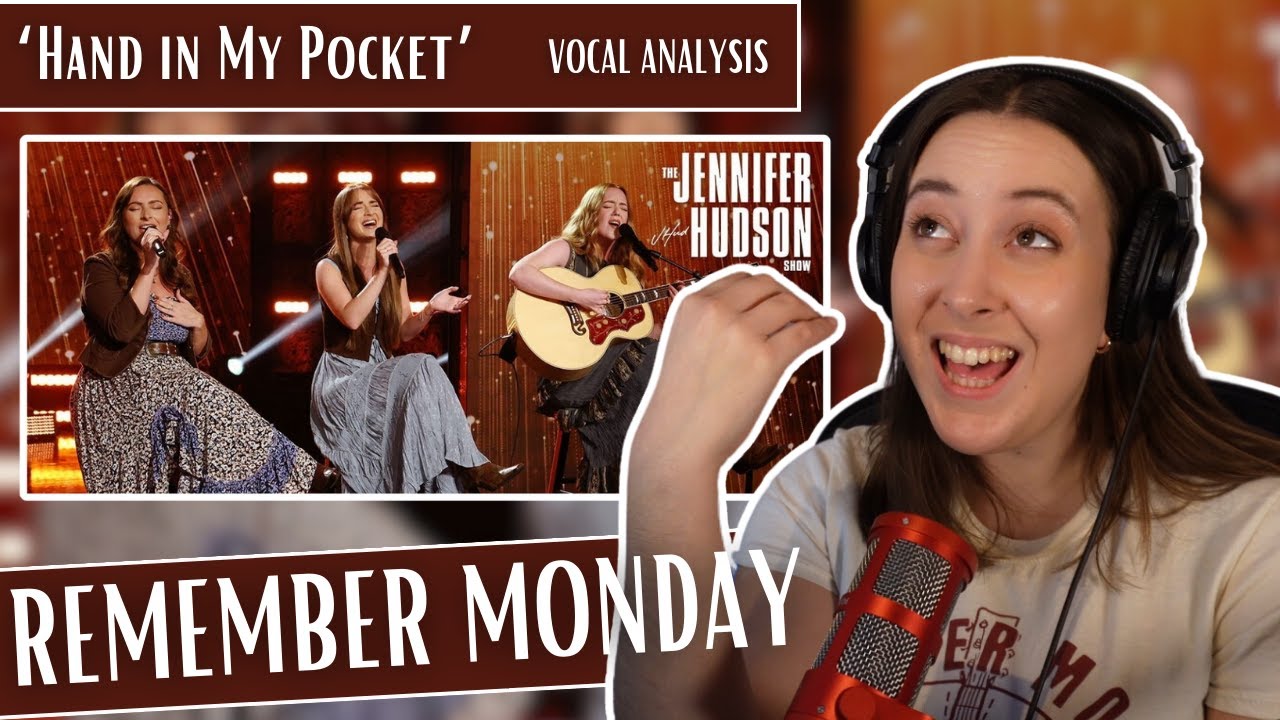 REMEMBER MONDAY - Hand in My Pocket - Jennifer Hudson Show | Vocal Coach Reaction (& Analsyis)