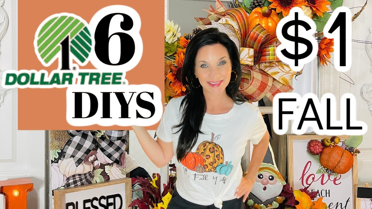 🍁🎃6  DIY DOLLAR TREE CUTE FALL 2021 DECOR CRAFTS Wreath~🍁🎃Olivia's Romantic Home DIY