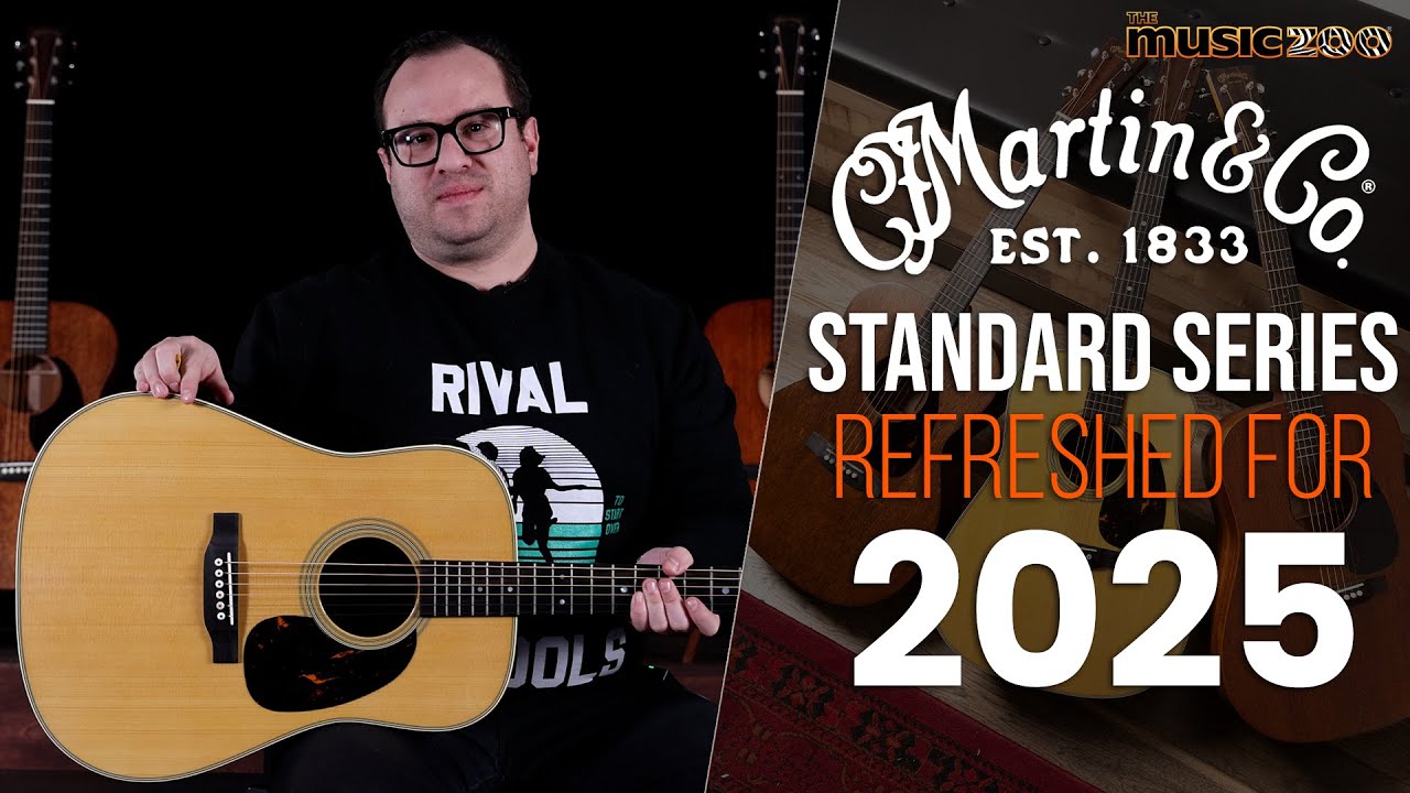 Обновленная серия Martin Standard в 2025 году! Золотая эра, винтажный стиль и мощный звук!