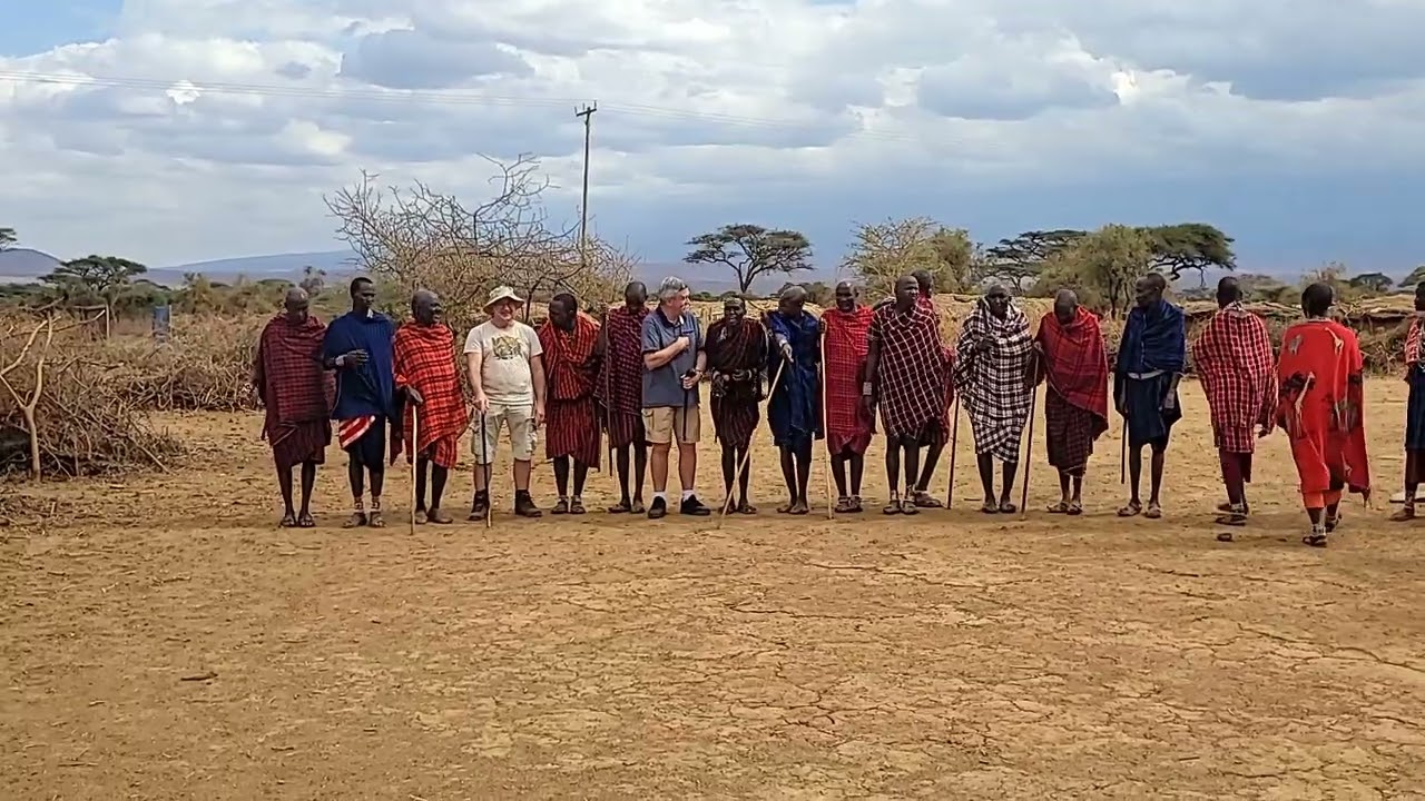 Maasai cultural dance at Maasai Mara National Reserve