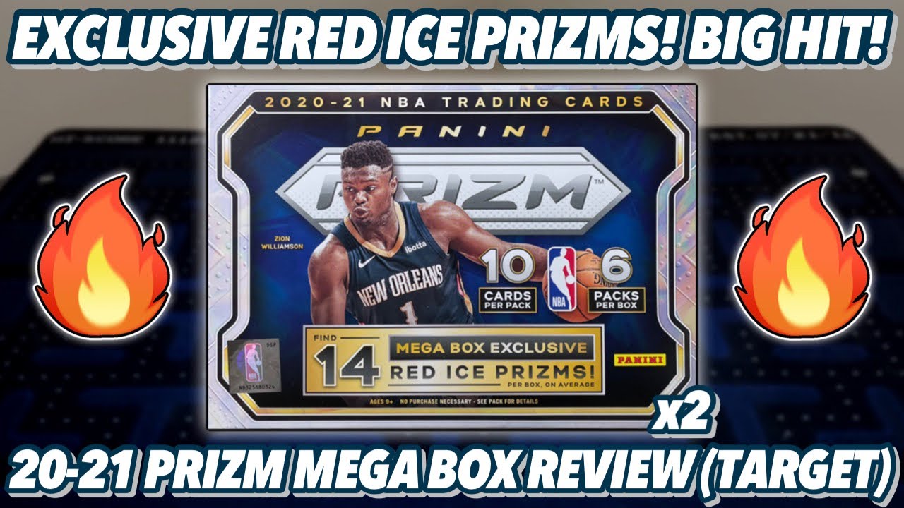 BIG HIT!🔥 | 2020-21 Panini Prizm Basketball Retail Mega Box Review x2 (Target)