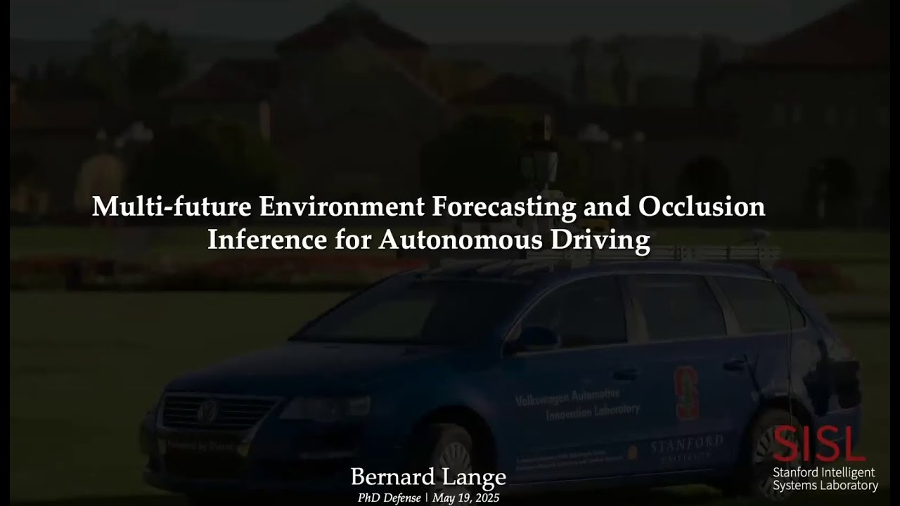 Multi-future environment forecasting and occlusion inference for autonomous driving